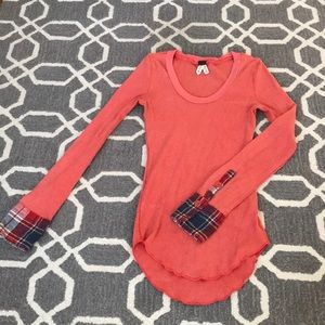 Free People Thermal cuff long sleeve